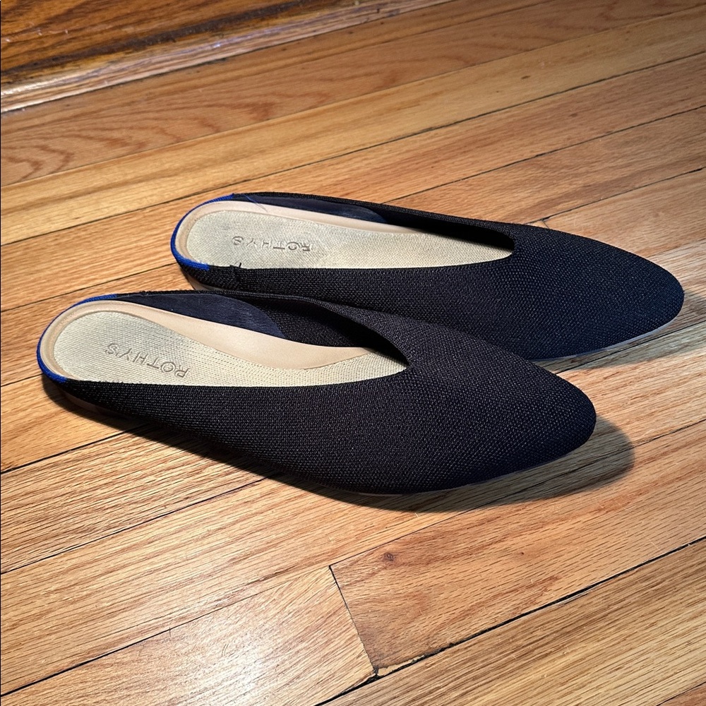Like New Rothy's Black Slip-On Flats - Picture 3 of 6